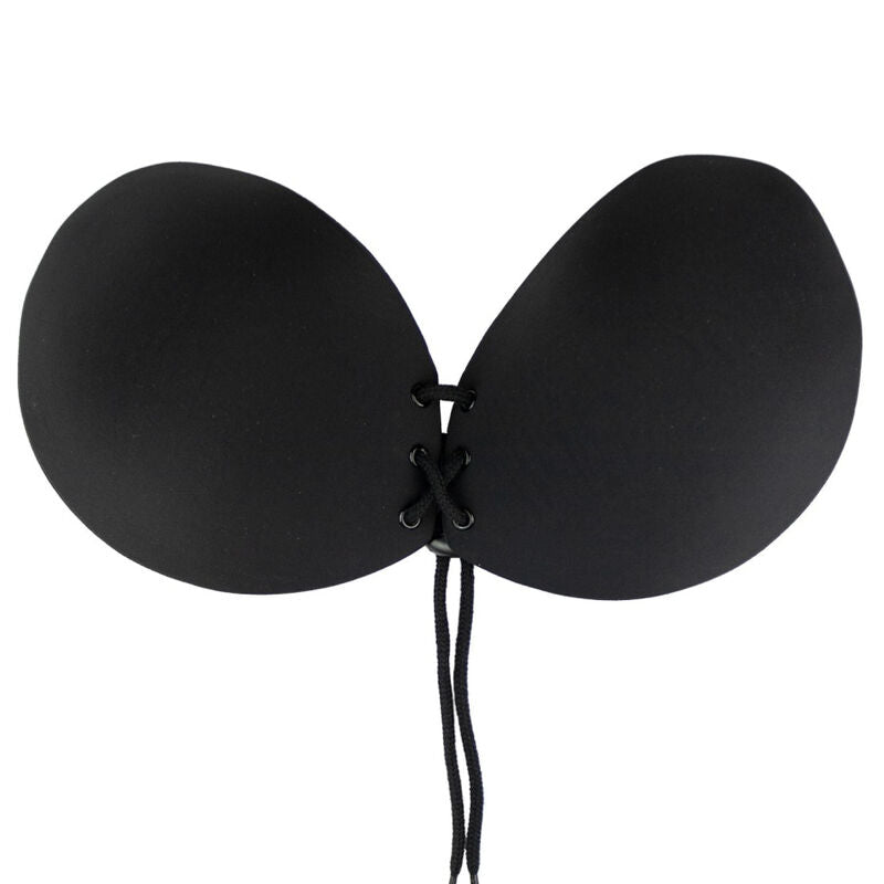 BYE-BRA - BRA ADHESIVE INTERLACED BEIGE CUP C - A / BLACK - 5