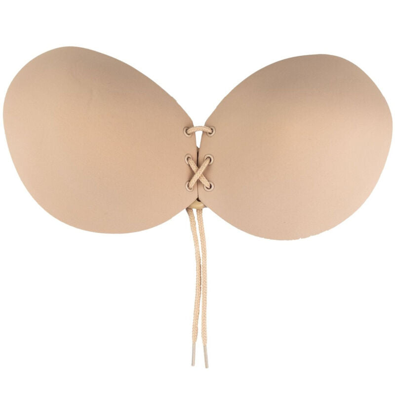 BYE-BRA - BRA ADHESIVE INTERLACED BEIGE CUP C - C / NATURAL - 23