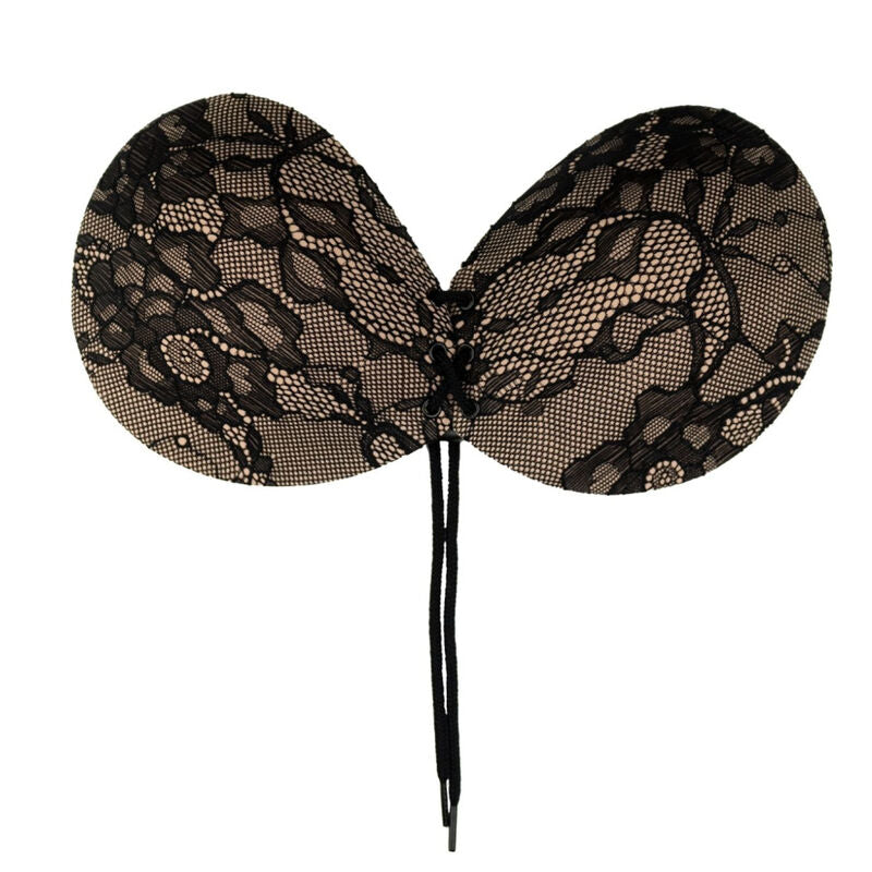 BYE-BRA - BRAIDED AND EMBROIDERED ADHESIVE BRA CUP E