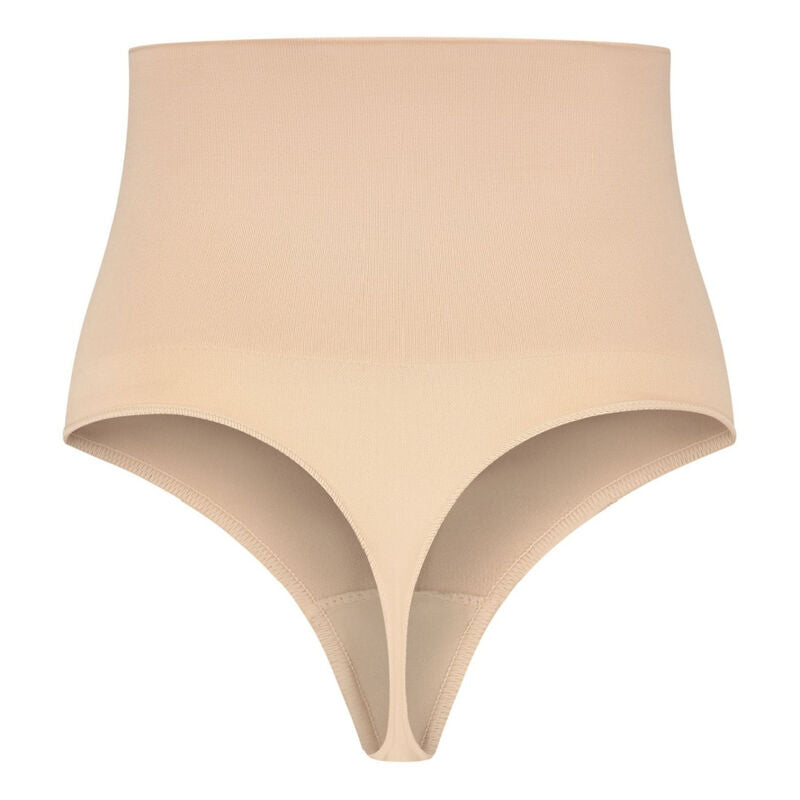 BYE-BRA - THONG STYLE SEAMLESS GIRDLE BEIGE SIZE XXL - 2
