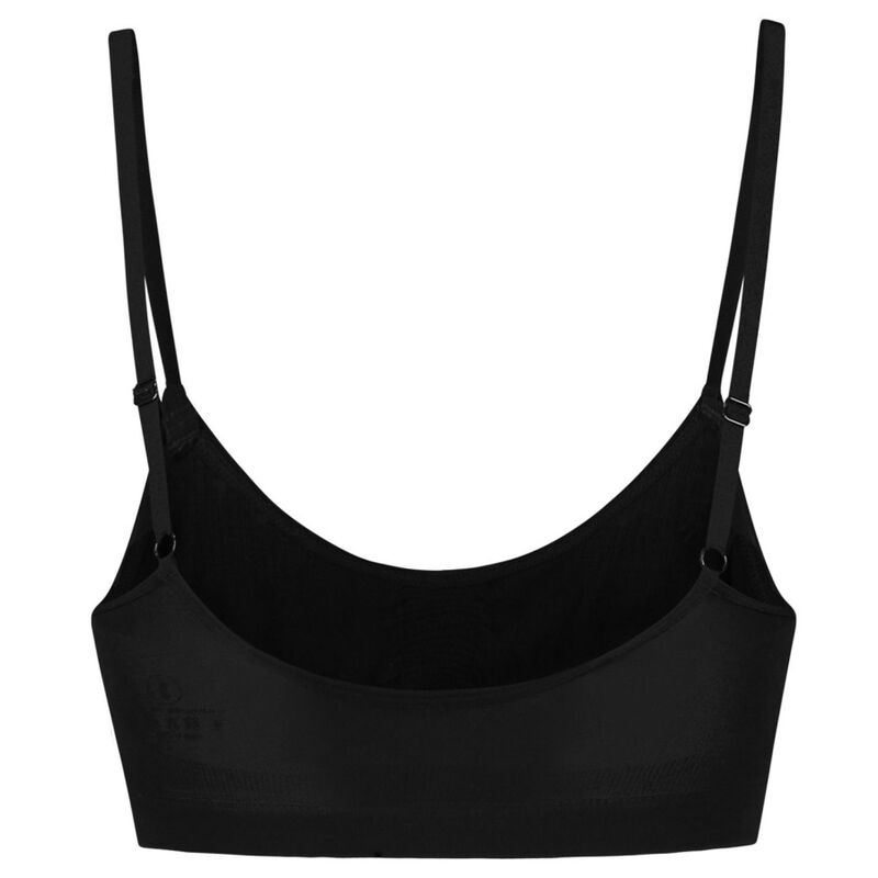 BYE-BRA - MEDIUM CONTROL SEAMLESS BRA BLACK SIZE L