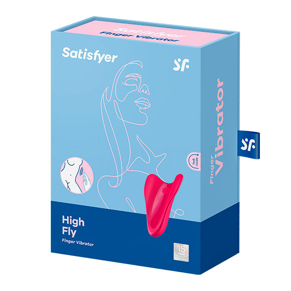SATISFYER - HIGH FLY FINGER VIBRATOR FUCHSIA - 5