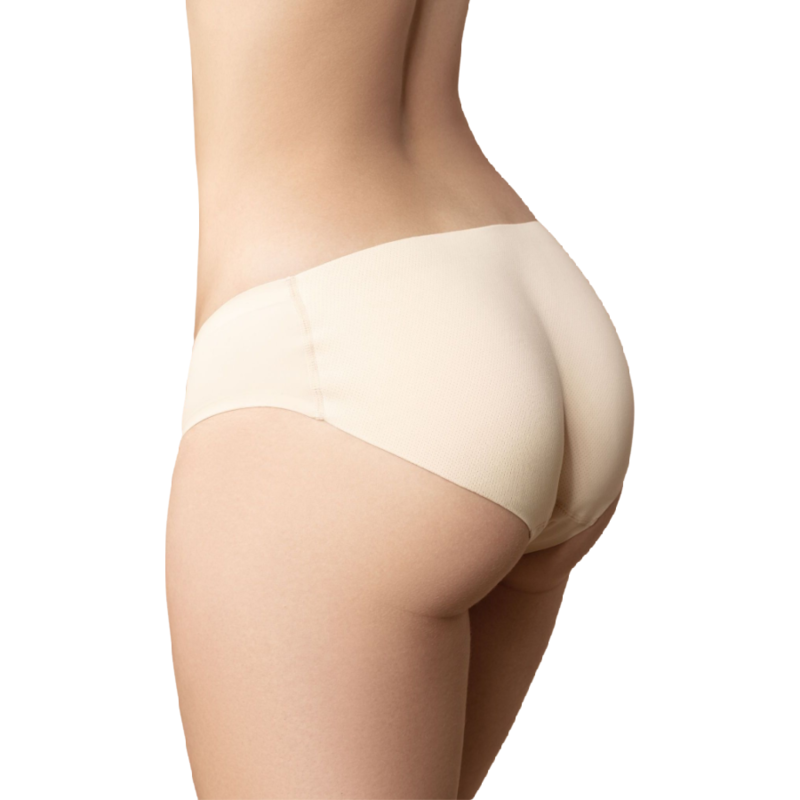 BYE BRA CULOTTES BAJOS CON RELLENO NALGAS L