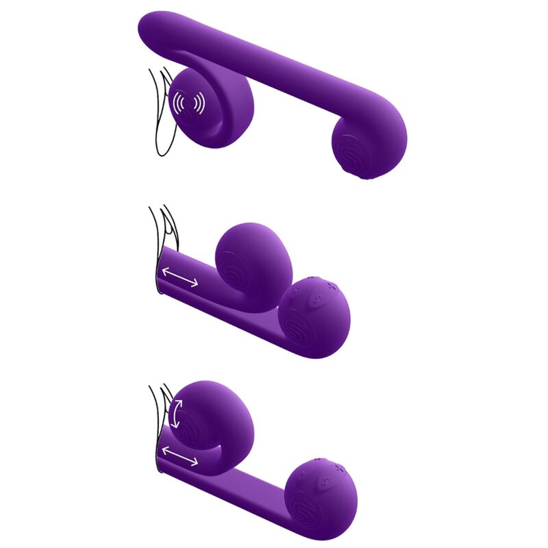 SNAIL VIBE - MULTIACTION VIBRATOR PURPLE - 2
