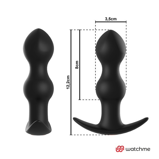 ANBIGUO - WATCHME PLUG TÉLÉCOMMANDÉ VIBRATEUR ANAL TIBERIO