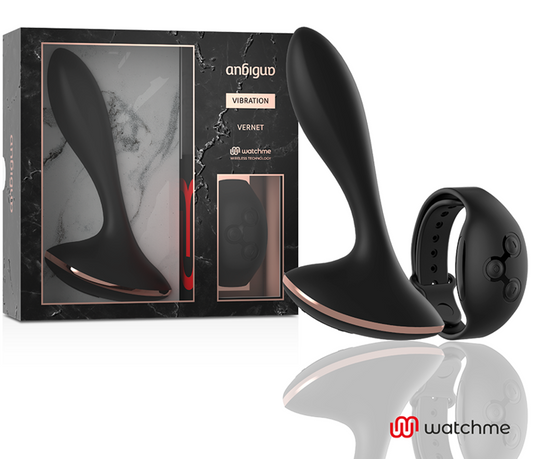 ANBIGUO - WATCHME REMOTE CONTROL VIBRATOR ANAL PLUG VERNET - 1