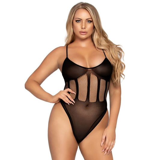 LEG AVENUE - ONE SIZE BODY AND SKIRT SET