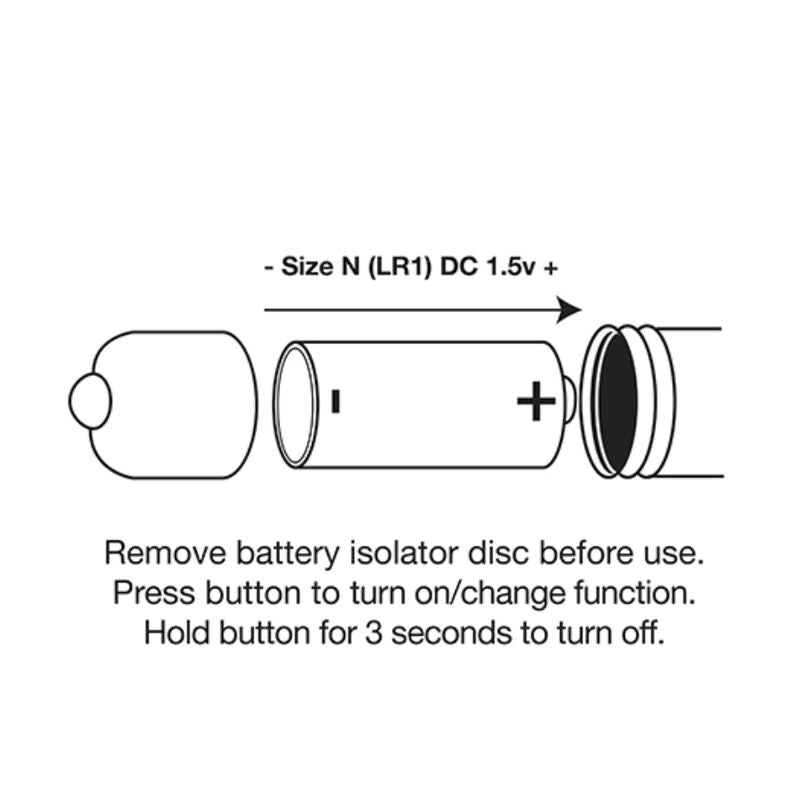 ROCKS-OFF - VIBRATING BULLET RO-80MM MIDNIGHT METAL - 5