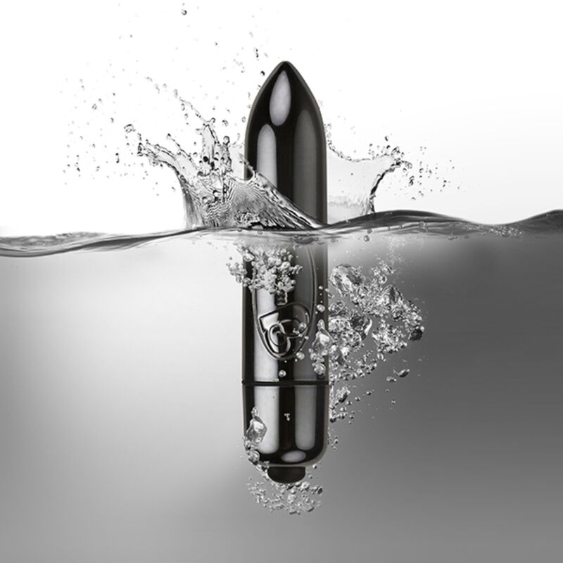 ROCKS-OFF - VIBRATING BULLET RO-80MM MIDNIGHT METAL - 2