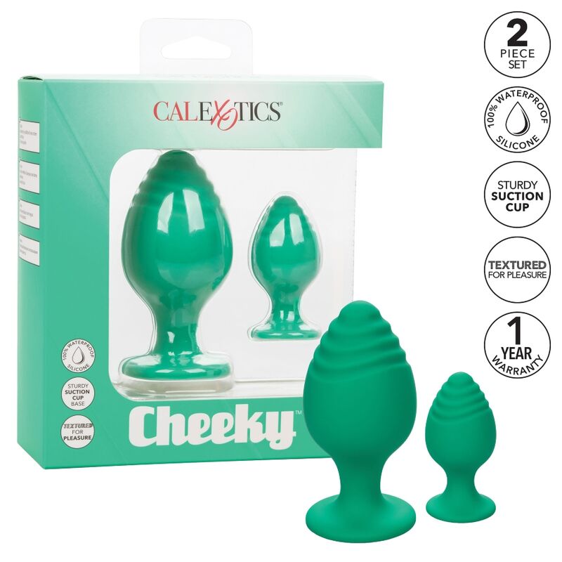 CALEXOTICS - CHEEKY BUTTPLUG GREEN - 2
