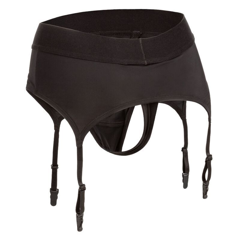 CALEXOTICS - BOUNDLESS THONG WITH GARTER S/M - 4