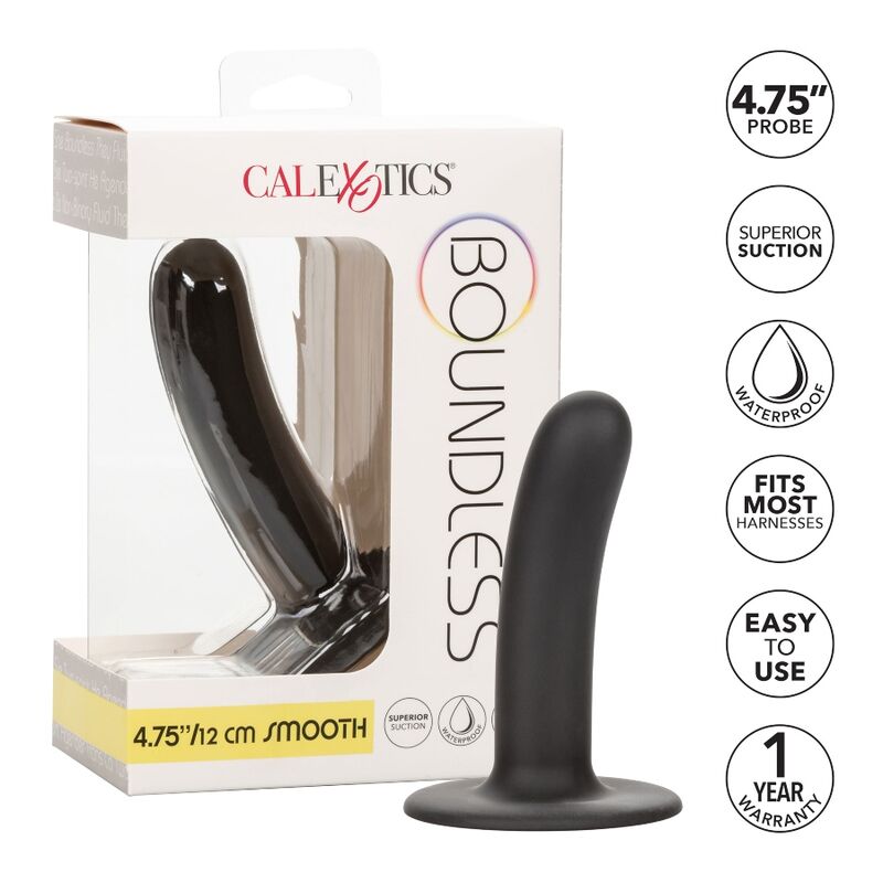 CALEXOTICS - BOUNDLESS DILDO 12 CM HARNESS COMPATIBLE SMOOTH - 2