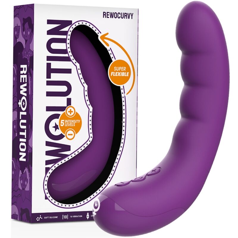 REWOLUTION - REWOCURVY RECHARGEABLE FLEXIBLE VIBRATOR - 2
