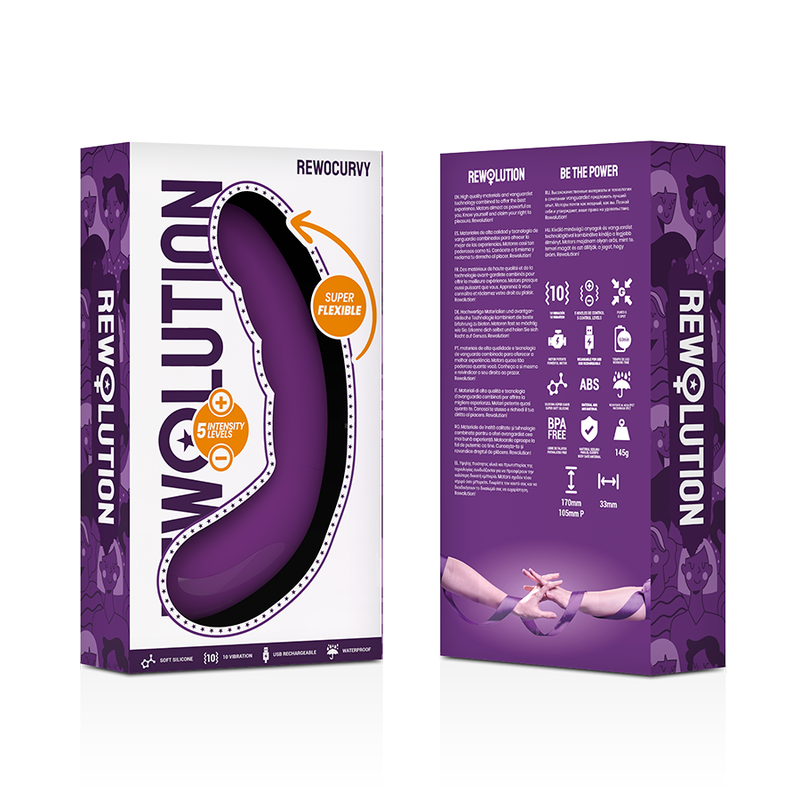 REWOLUTION - REWOCURVY RECHARGEABLE FLEXIBLE VIBRATOR - 7