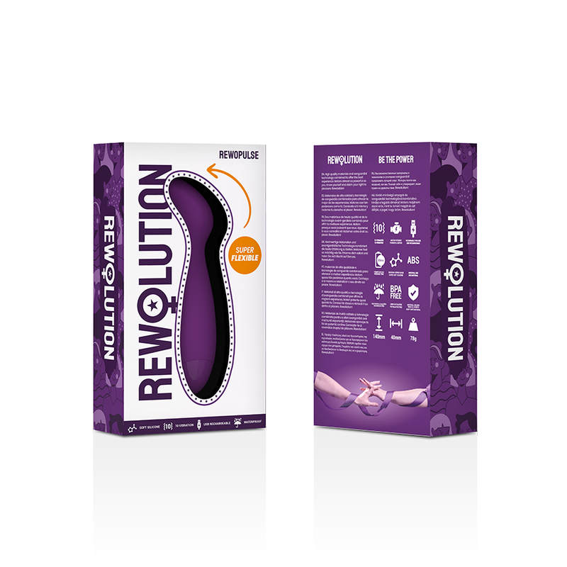 REWOLUTION - REWOPULSE FLEXIBLE VIBRATOR G-POINT STIMULATOR - 7