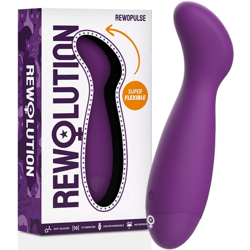 REWOLUTION - REWOPULSE FLEXIBLE VIBRATOR G-POINT STIMULATOR - 2