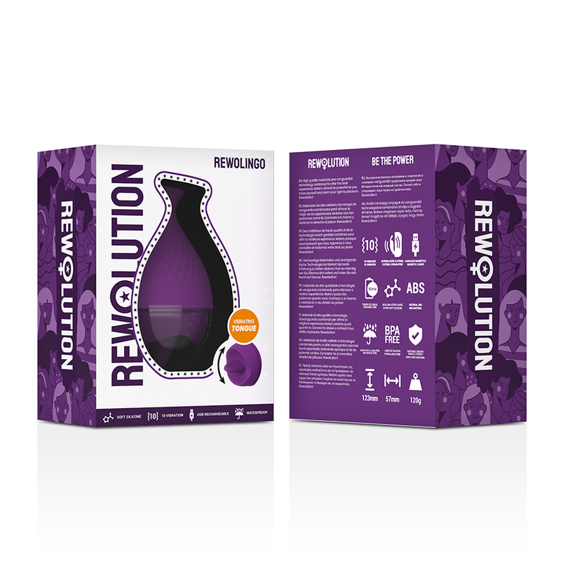 REWOLUTION - REWOLINGO VIBRATOR WITH TONGUE - 6