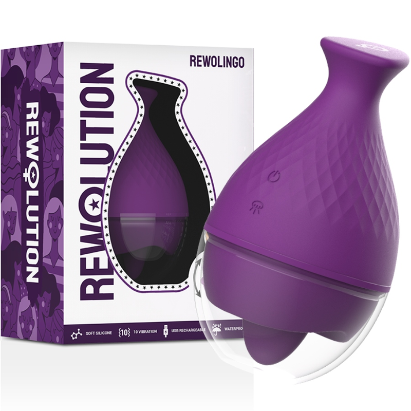 REWOLUTION - REWOLINGO VIBRATOR WITH TONGUE - 3