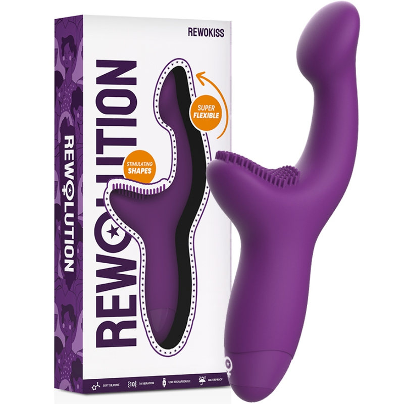 REWOLUTION - REWOKISS VIBRATOR POINT TO STIMULATOR - 2