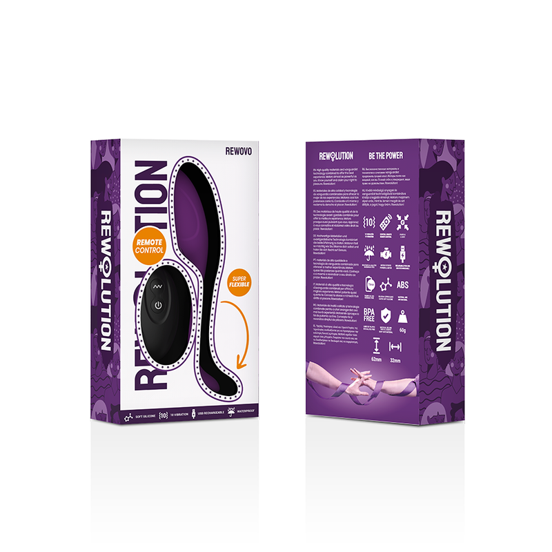 REWOLUTION - REWOVO EGG VIBRATOR REMOTE CONTROL - 8