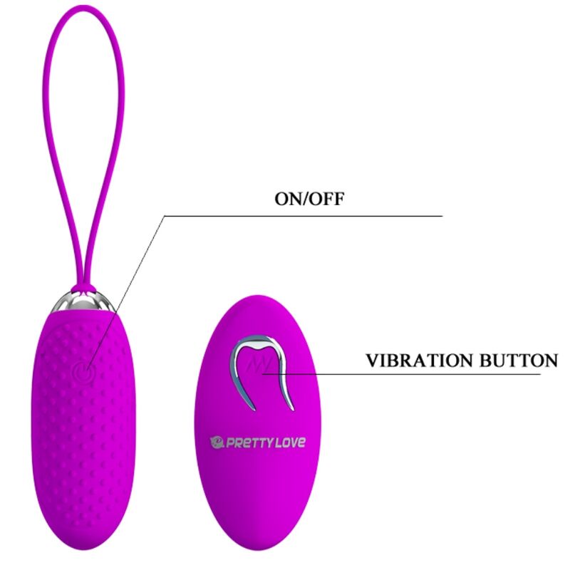 PRETTY LOVE - JOANNA VIBRATING EGG REMOTE CONTROL 12 MODES - 5