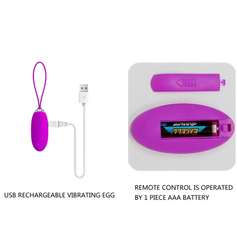 PRETTY LOVE - JOANNA VIBRATING EGG REMOTE CONTROL 12 MODES - 8