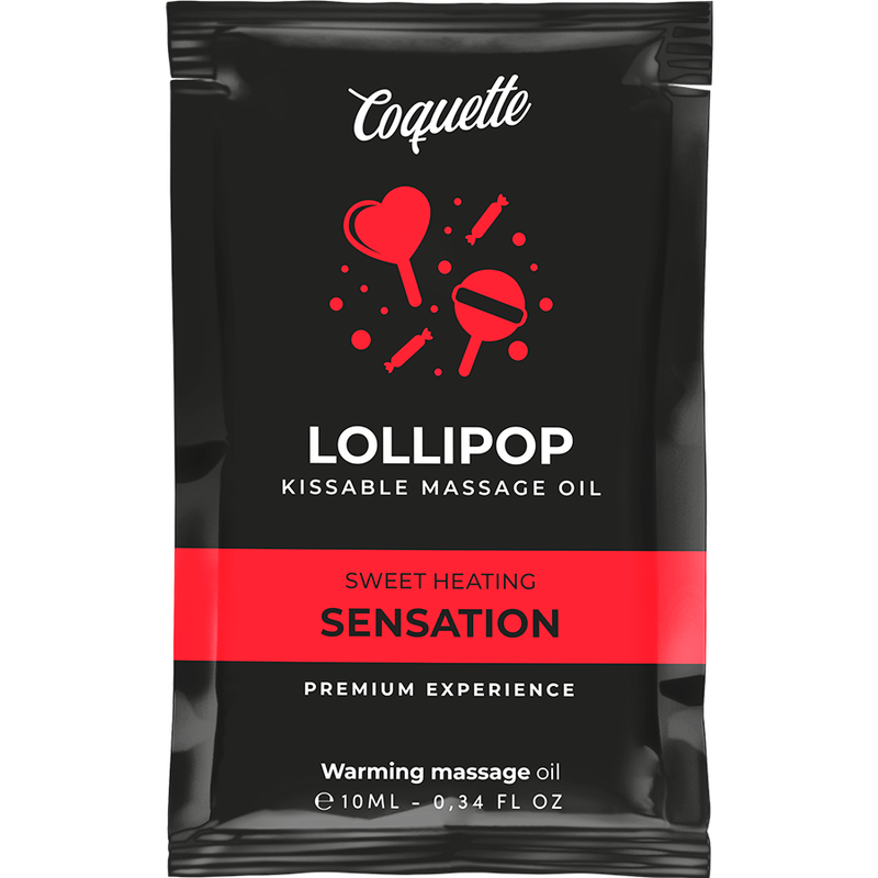 COQUETTE CHIC DESIRE - POCKET LOLLIPOP KISSABLE MASSAGE OIL HEATING SENSATION 10 ML - 2