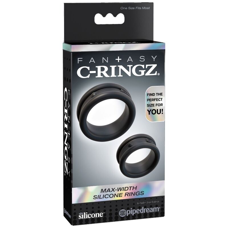 FANTASY C-RINGZ - MAX/WIDHT SILICONE RINGS - 5