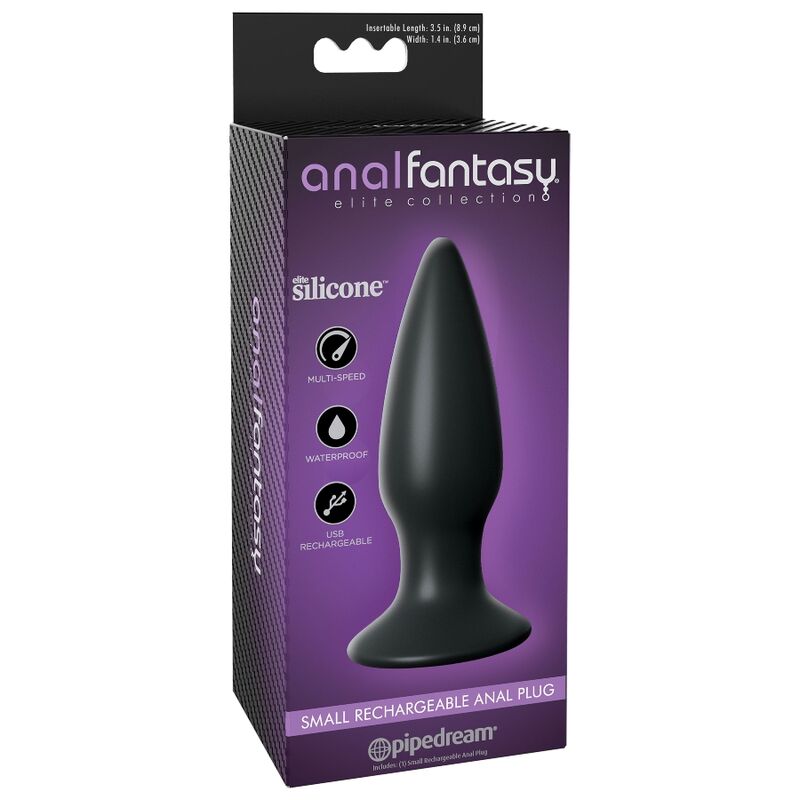 ANAL FANTASY ELITE COLLECTION - SMALL RECHARGEABLE ANAL PLUG - 3