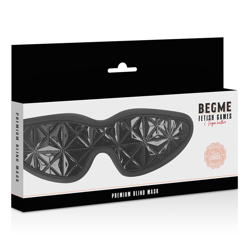 BEGME - MASQUE AVEUGLE PREMIUM BLACK EDITION AVEC DOUBLURE EN NÉOPRÈNE