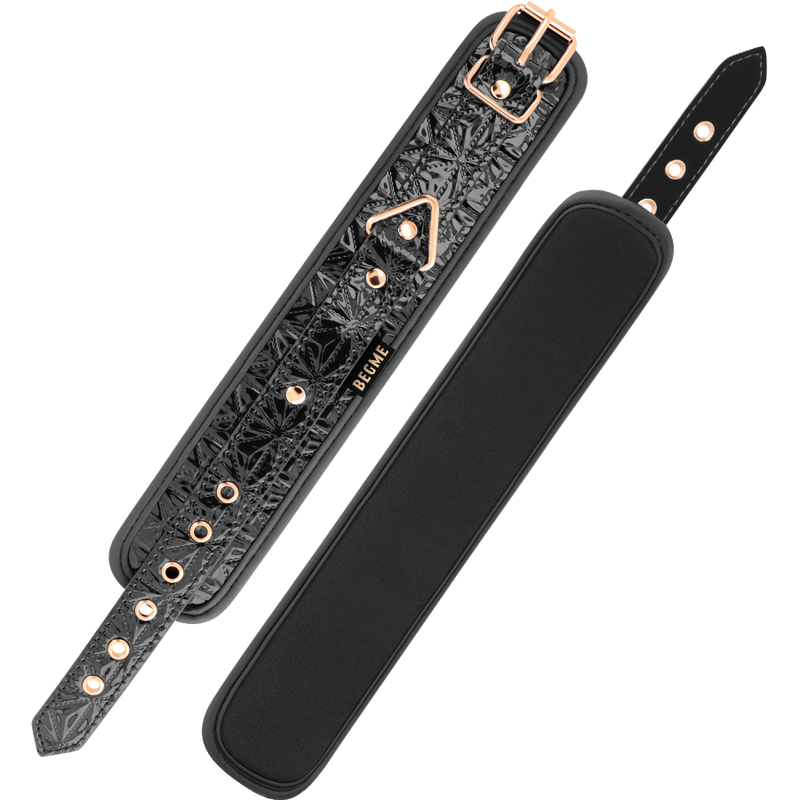 BEGME - BLACK EDITION PREMIUM HANDCUFFS WITH NEOPRENE LINING - 5