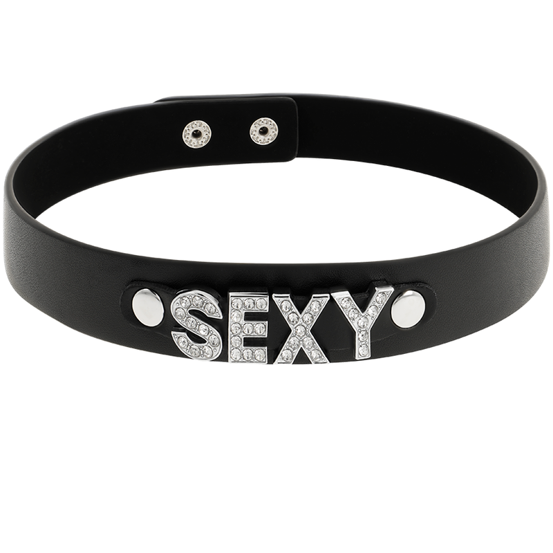 COQUETTE CHIC DESIRE - SEXY VEGAN LEATHER CHOKER - 4