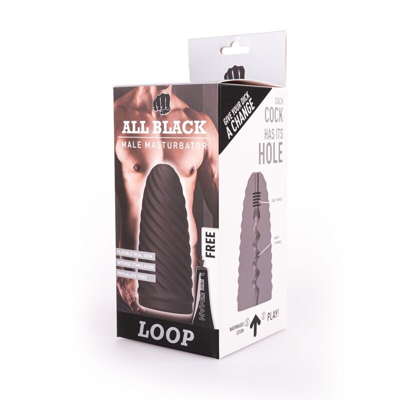 ALL BLACK - MASTURBATOR LOOP MODEL 1 - 4