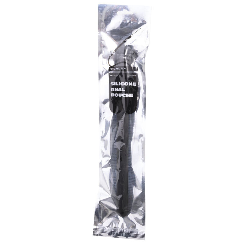 ALL BLACK - RIDGED SHOWER ANAL SILICONE 27 CM - 2