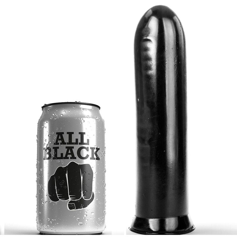 ALL BLACK - DILDO BLACK 19 CM - 1