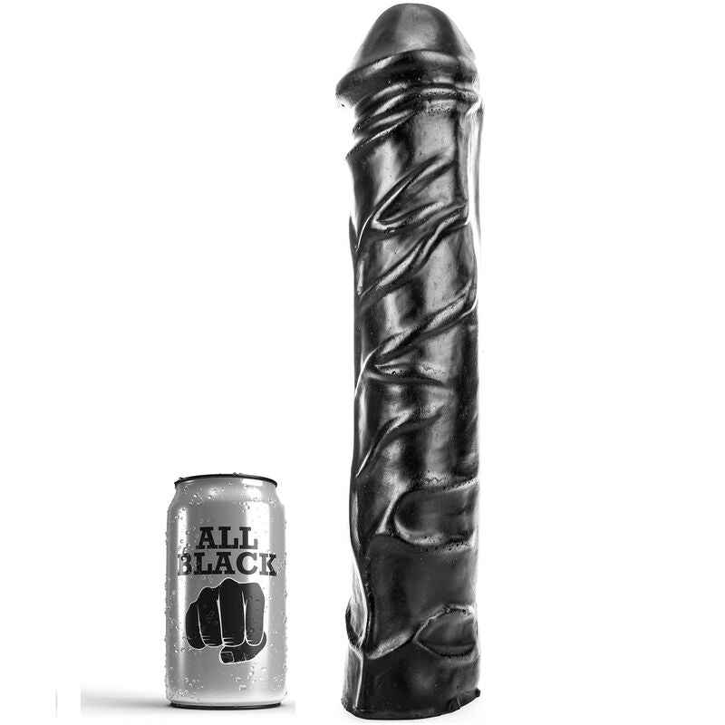 ALL BLACK - DILDO GIGANTE CON PUGNO MORBIDO 32 CM - Secretroomsexyshop
