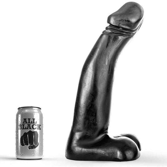 ALL BLACK - DILDO FISTING NERO REALISTICO 29 CM - Secretroomsexyshop