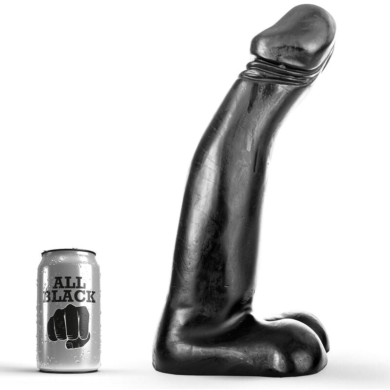 ALL BLACK - REALISTIC BLACK FISTING DILDO 29 CM - 1