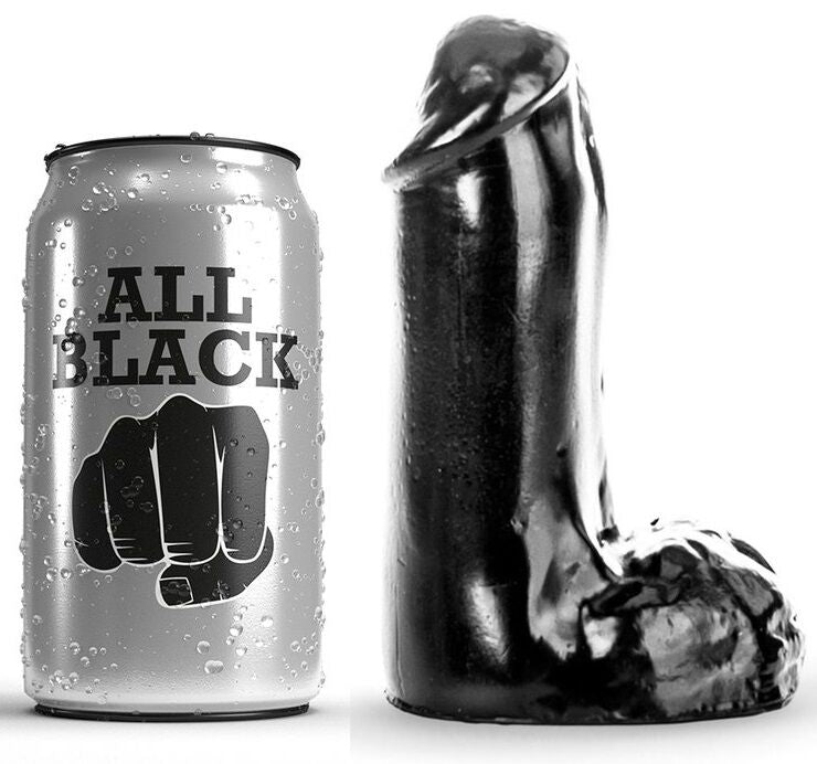ALL BLACK - DILDO REALISTIC 13 CM - 1