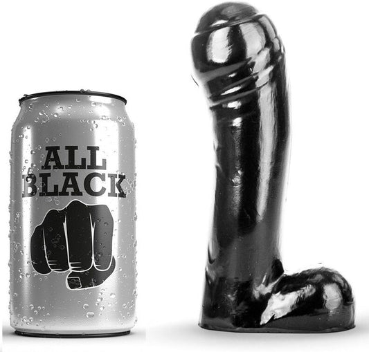 ALL BLACK - DILDO BLACK 15 CM - 1