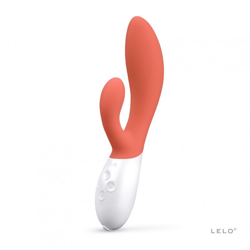LELO - INA 3 LUXURY CORAL RABBIT VIBRATOR - 2