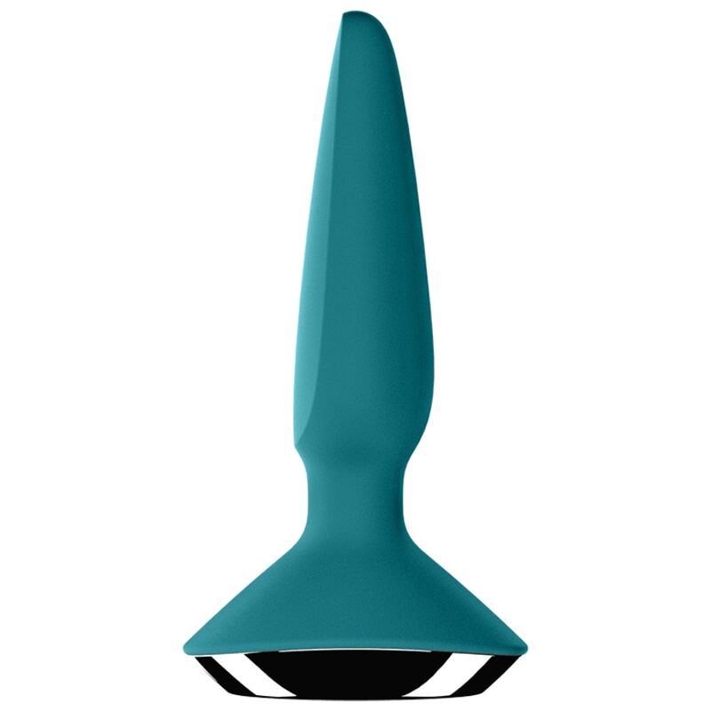 SATISFYER - PLUG ILICIOUS 1 PLUG VIBRATOR GREEN - 4