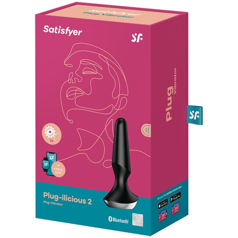 SATISFYER - PLUG ILICIOUS 2 PLUG VIBRATOR BLACK - 4