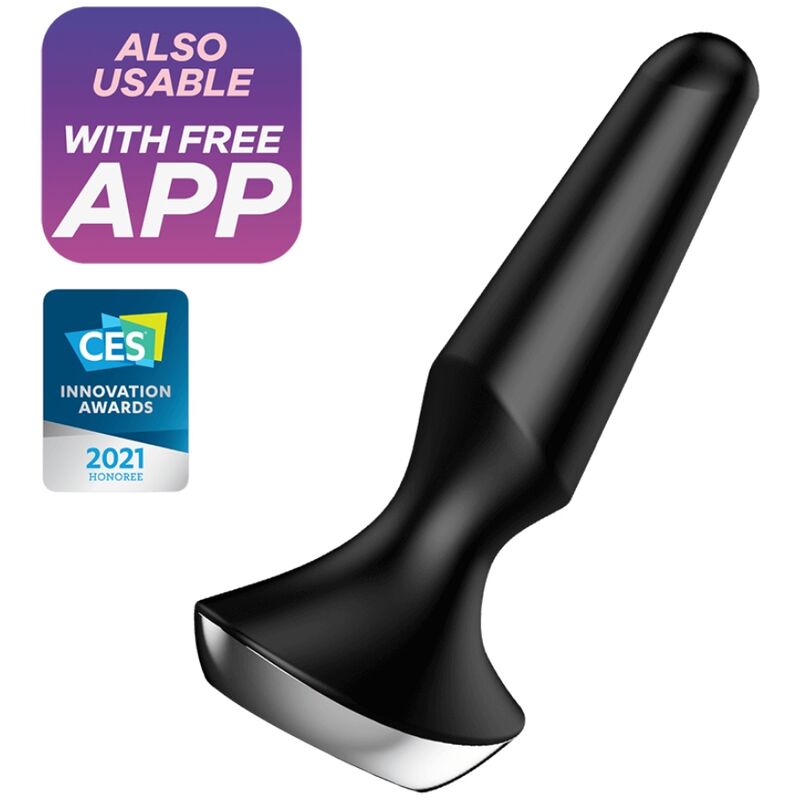 SATISFYER - PLUG ILICIOUS 2 PLUG VIBRATOR BLACK - 5