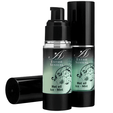 EXTASE SENSUAL - OLIO DA MASSAGGIO CON EFFETTO GHIACCIO EXTRA FRESCO 100 ML - Secretroomsexyshop
