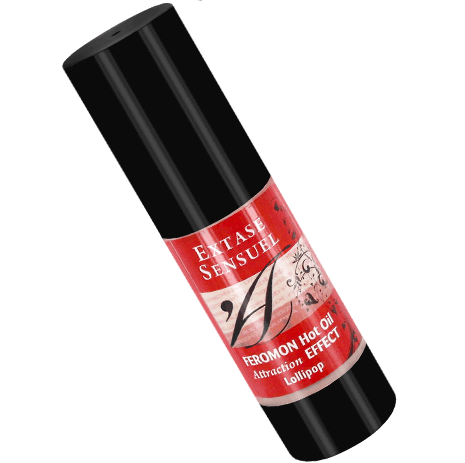 EXTASE SENSUAL - OLIO DA MASSAGGIO EFFETTO RISCALDANTE AI FEROMONI LECCA 30 ML - Secretroomsexyshop
