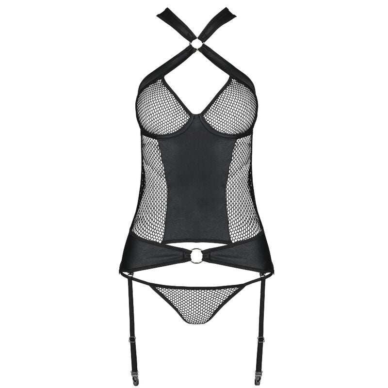 PASSION - AMANDA CORSET ECOLOGICAL LEATHER L/XL - L/XL - 9