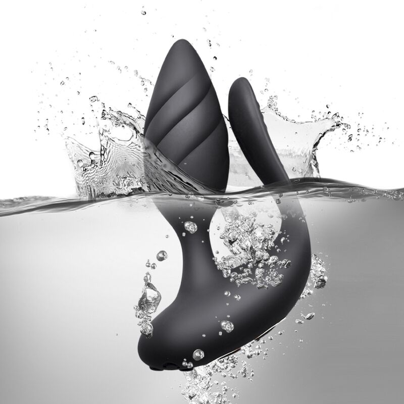 ROCKS-OFF - REMOTE CONTROL WITH COCKTAIL PLUG - BLACK