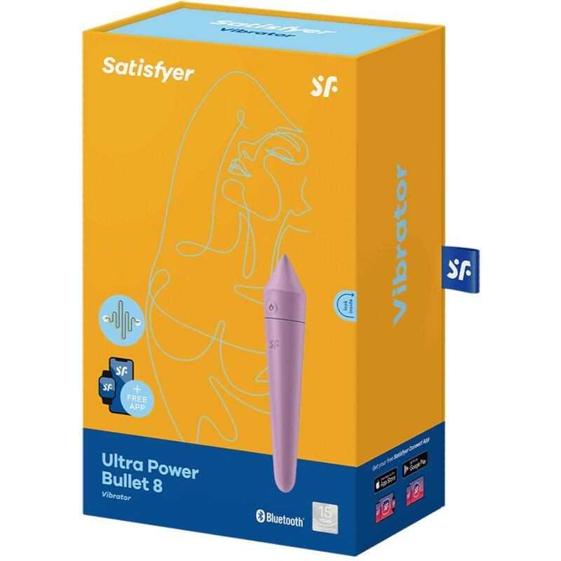 SATISFYER - ULTRA POWER BULLET 8 LILAC - 1