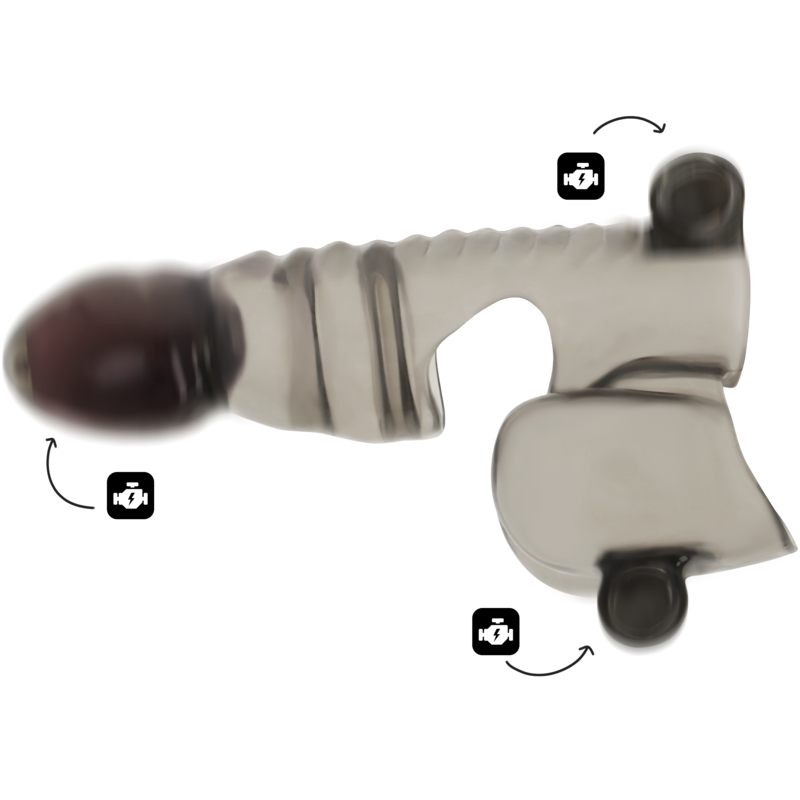 OHMAMA - PENIS AND TESTICLE SHEATH 3 MOTORS - 2